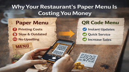 Why Your Restaurant’s Paper Menu Is Costing You Money