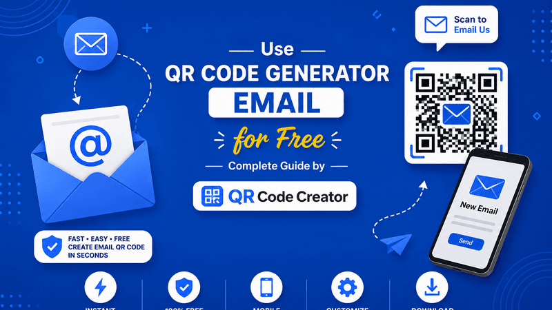 Use QR Code Generator Email for Free | Complete Guide by QR Code Creator