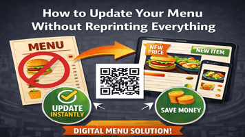 How to Update Your Menu Without Reprinting Everything